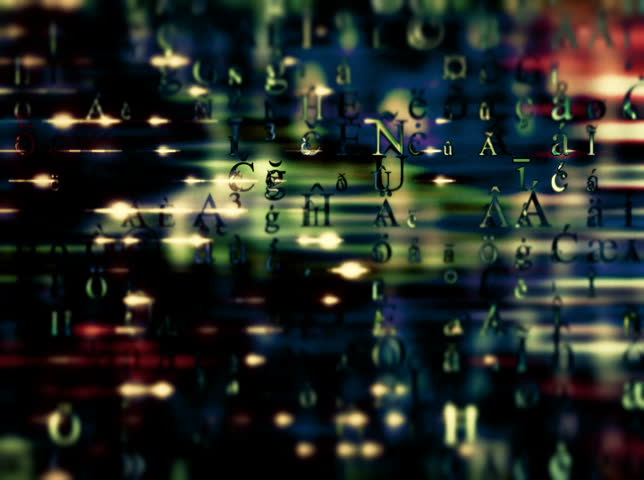 NTSC - Motion 823: Streaming digital data (Loop).