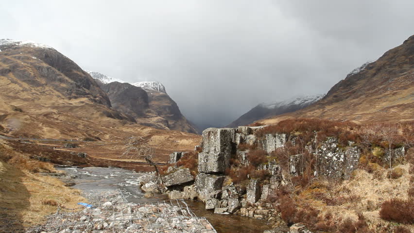 River Coe in Glen Coe Scotland