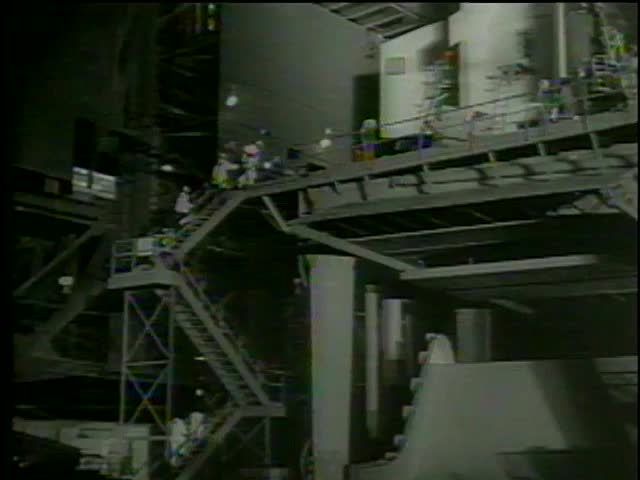 A preparation for the United States' first heavy-lift dedicated space rocket Saturn I launch in Cape Kennedy, Florida circa 1964-MGM PICTURES, UNIVERSAL-INTERNATIONAL NEWSREEL, USA, filmed in 1964