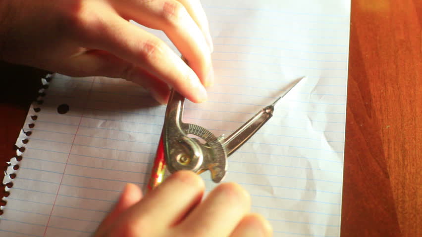 Geometry concept, compass or drafting