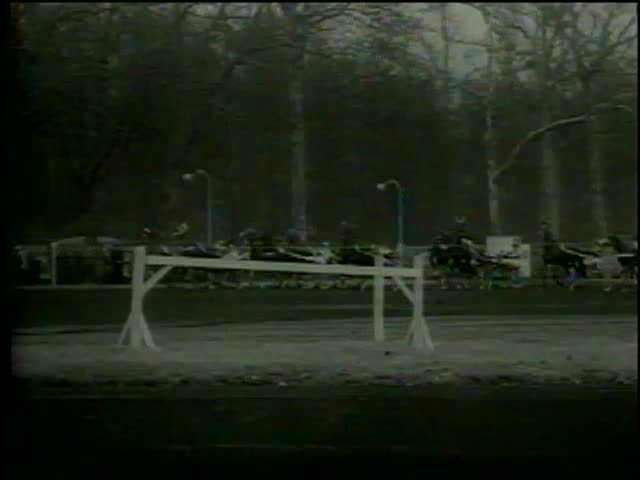 Start of Prix d'AmÃ©rique harness race at theÂ VincennesÂ hippodrome inÂ Paris circa 1964-MGM PICTURES, UNIVERSAL-INTERNATIONAL NEWSREEL, USA, filmed in 1964