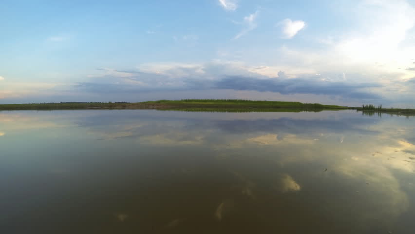 Timelapse of the west baray reservoir in Angkor Cambodia