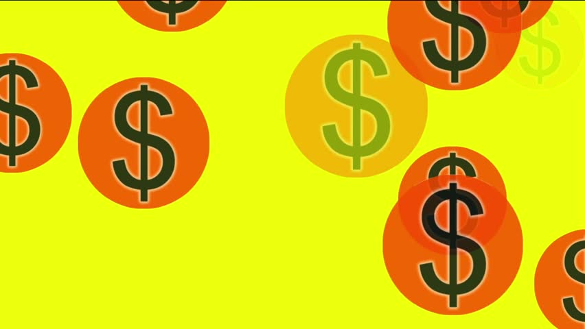 Float USA dollars sign.