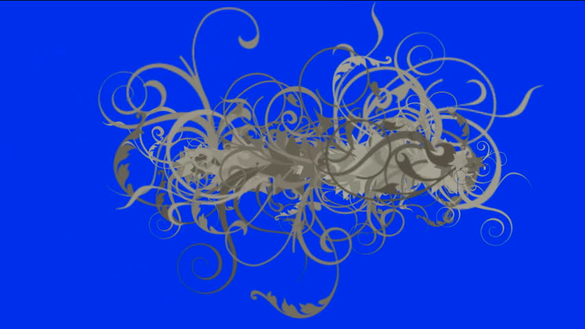 growing curly vine & plant background,flower pattern.
