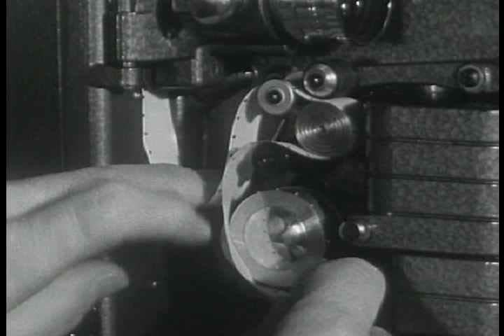 1950s - A detailed look at how to thread and operate a 16mm projector.