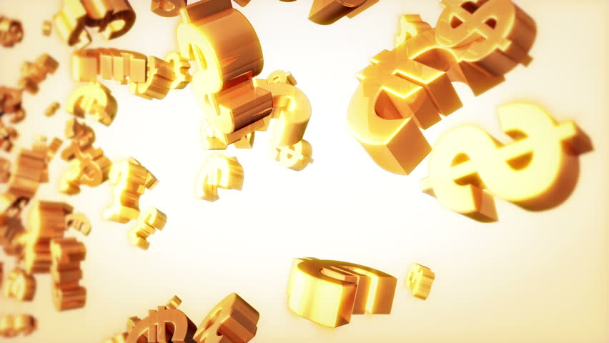 Animation of currencies,