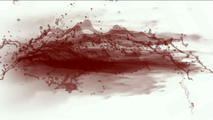 splash red fluid,blood & plasma,liquid & ink.