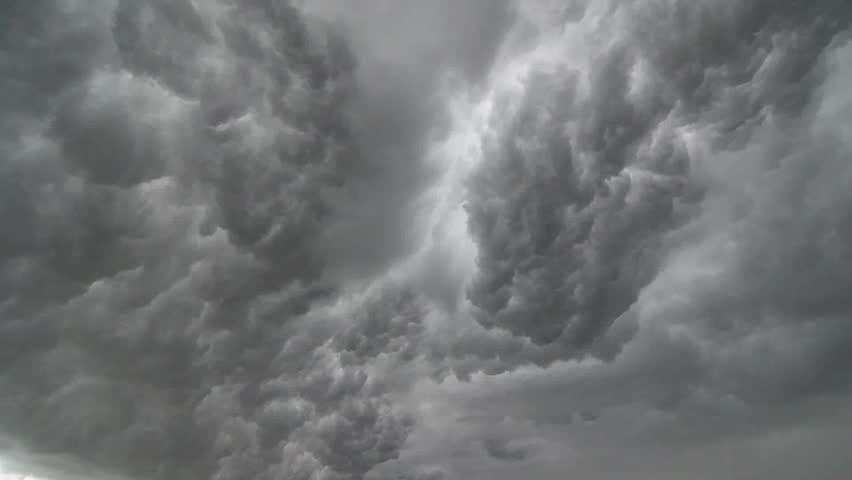 Time-lapse of stormclouds