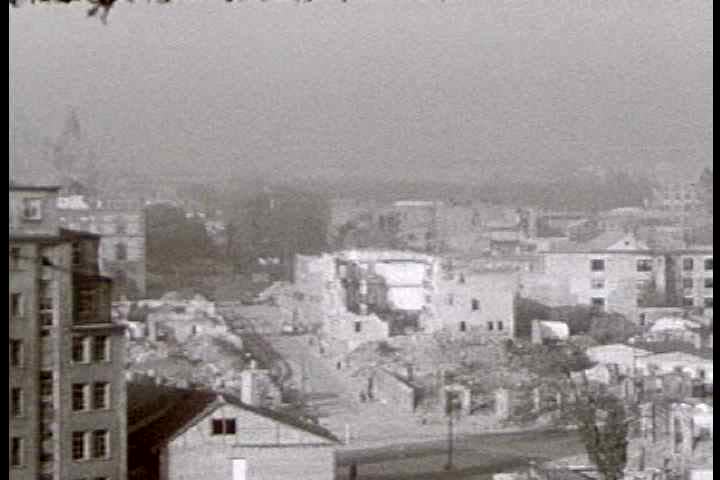 1940s - The destruction in Stuggart in World War Two.