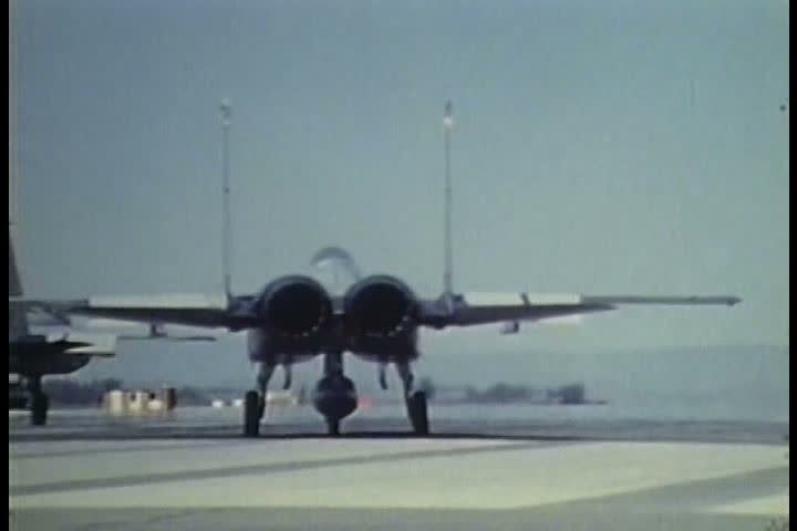 1970s - The air force F-15 is introduced in the 1970s.