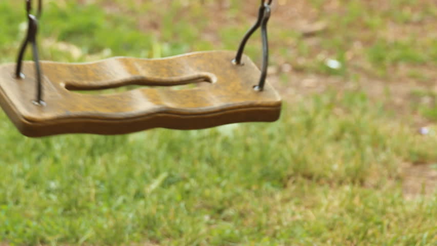 Swing on the playground to entertain the kids