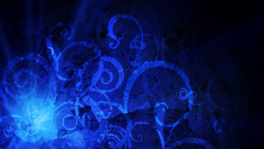 Blue Flourishes Loop Background Stock Footage Video 1920214 | Shutterstock