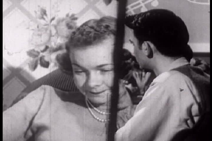 1940s - Jerry is rejected for a date in the 1940s by Carolyn who goes out with Wally instead.