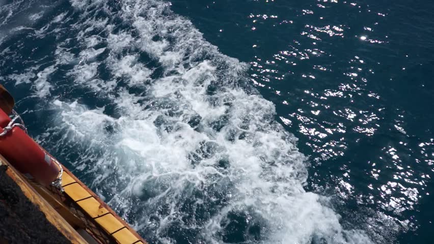 The waves of the sea