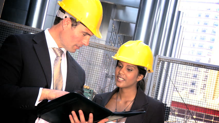 Young engineers facilitating new city construction