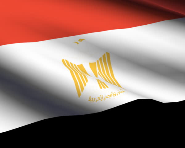 Egypt flag animation.