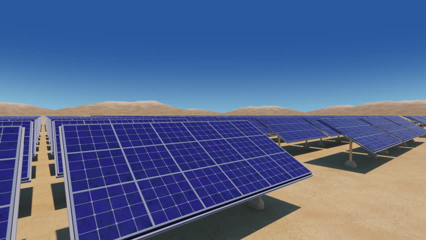 solar panels. 