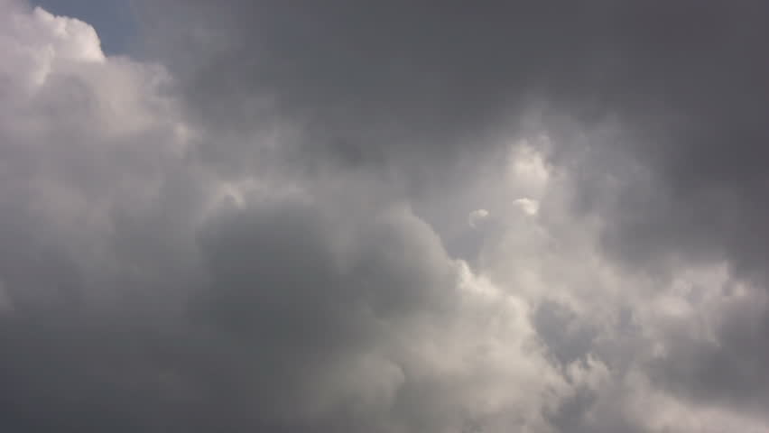 cloud growing with other clouds, time-lapse
