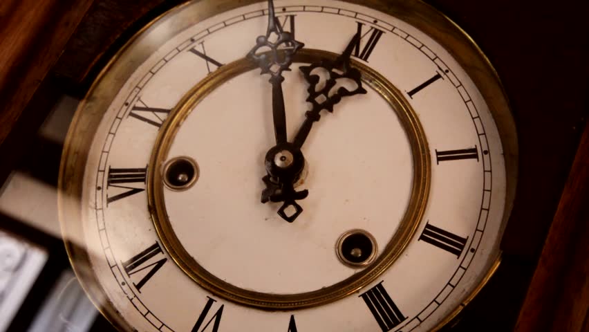 Timelapse Sequence of old clock - Full HD 1920 x 1080 - 25fps progressive scan