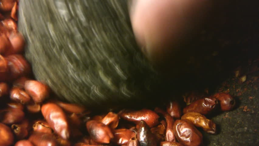 Grinding chili