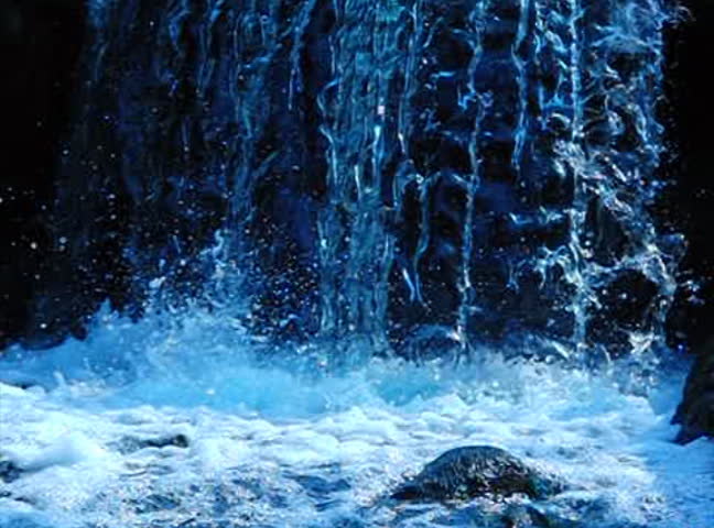 High Speed Camera Waterfall E 12 Slow Motion x15 Loop