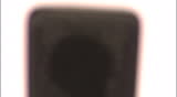 Studio microphone over white background