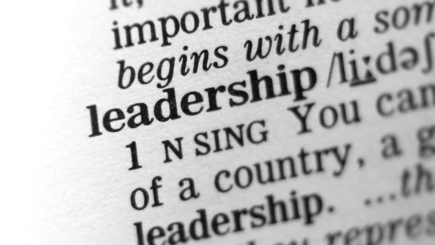 Dictionary Definition - Leadership. Selective focus on the word Leadership on Dictionary.