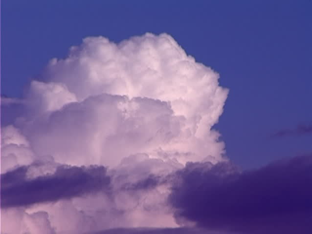 Blue sky and Clouds in one video clip Time lapse