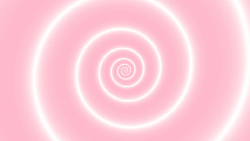 Hypnotic soft pink-white spiral background