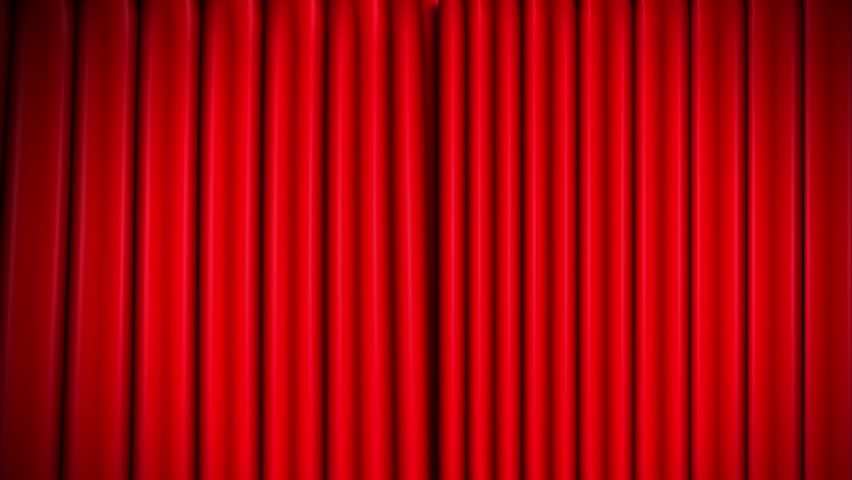 Stock Video Of Red Theater Velvet Curtains Opening Shutterstock