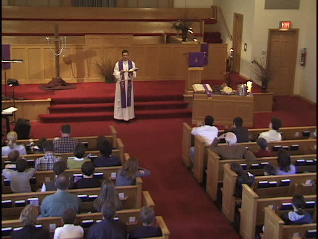 Pastor Preaching