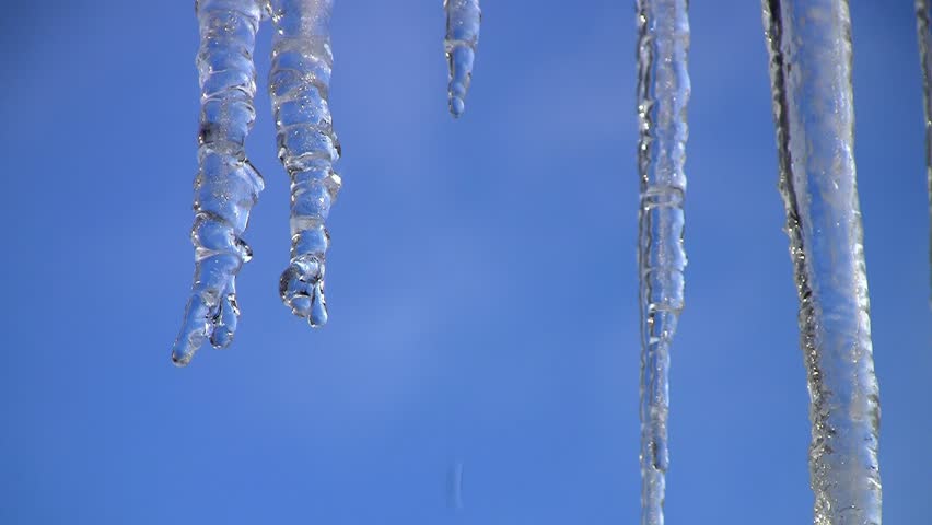 Melting icicles