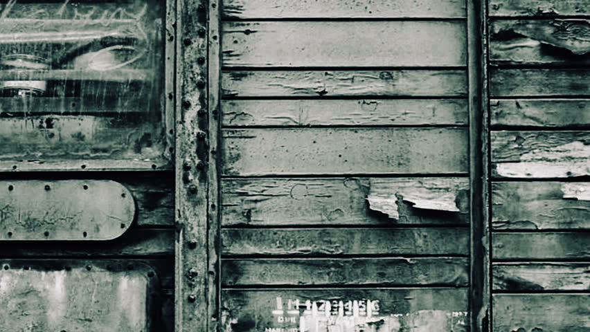 Grunge old railway carriages