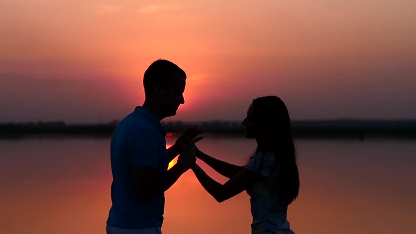Image result for silhouette of man and woman dancing