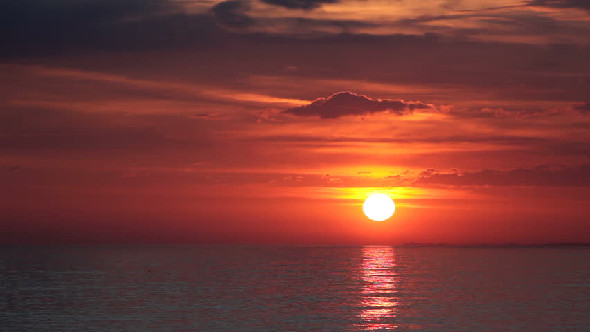 sea and sunset
