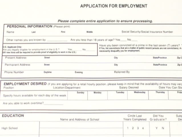 Job application form V1 - NTSC