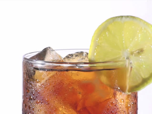Beverage with lemon wedge loop V1- NTSC