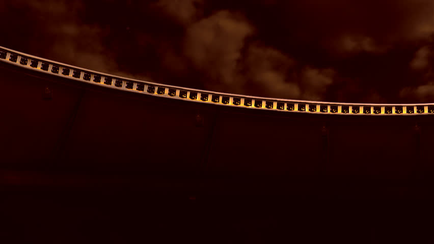 Massive Stadium floodlights