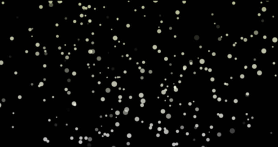 Real Looking Falling Snow With Transparent Background Stock Footage