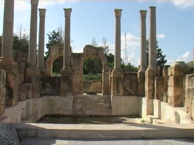 Arch of Septimius Severus at Leptis Magna, Libya. 