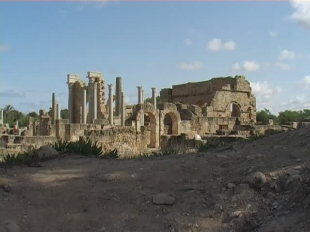 Roman Baths at Leptis Magna, Libya.