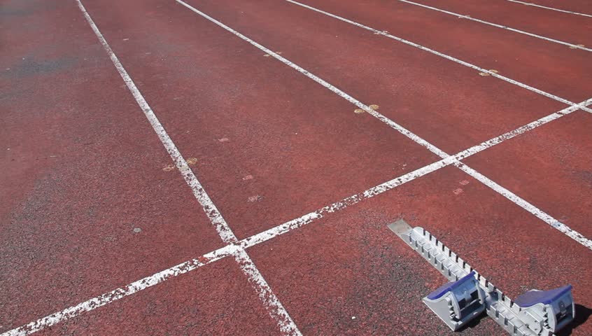 sprint start in track and field