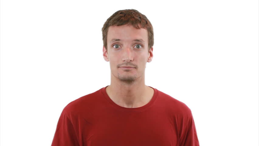 Guy get frightened