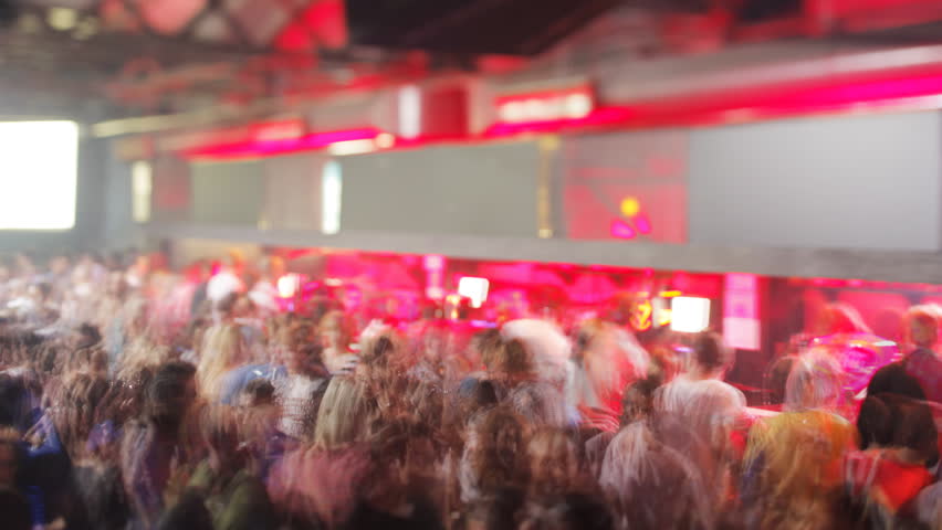 crowd dancing in barcelona club
