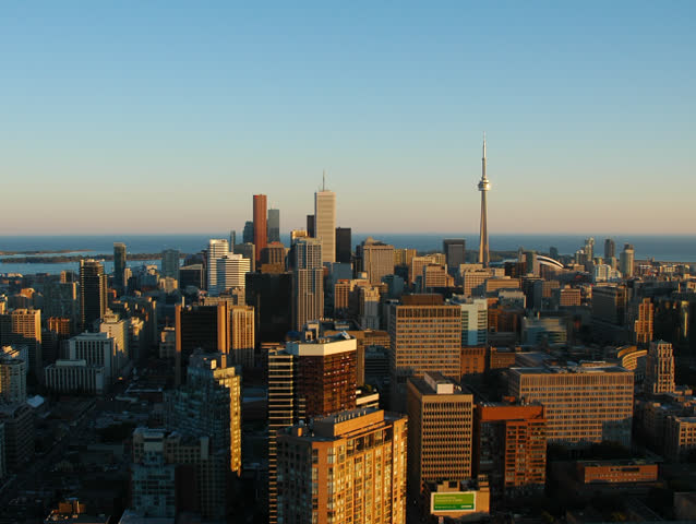 Toronto at Night - Time Lapse
