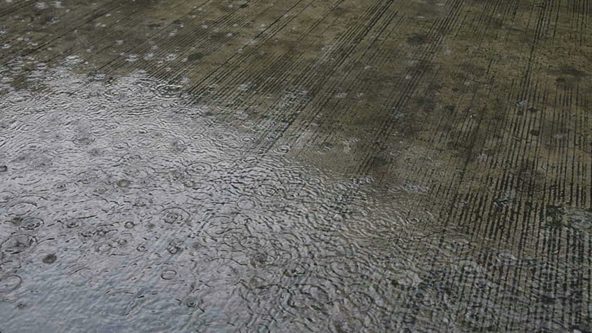 The floor is filled with rain Location : Thailand Source : Panasonic Lumix GF1