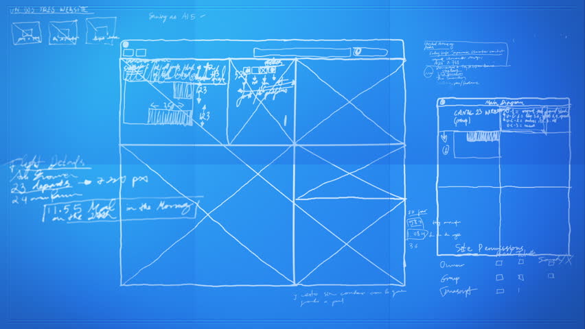 Graphic Design Layout Process Time Lapse Blueprint