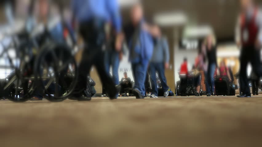 Airport Travelers Swing Tilt