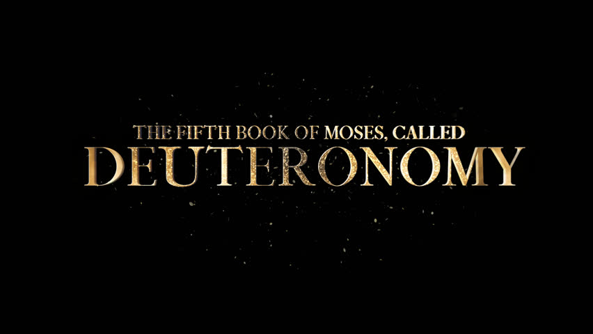Header of Deuteronomy