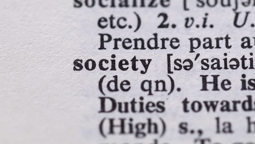 Society words